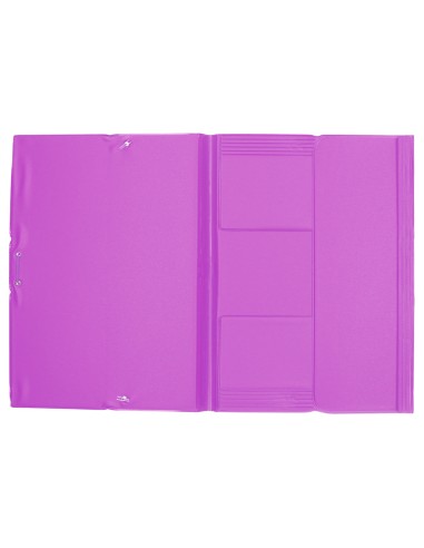 Carpeta liderpapel gomas plastico folio solapas...