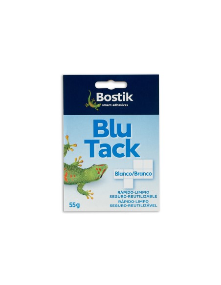 Sujetacosa masilla bostik blu tack blanco