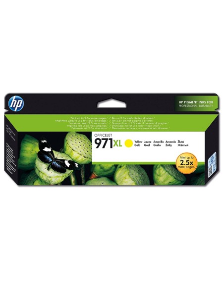 Ink-jet hp 971xl x451dn x451dw/551dw x476dn x476dw x576dw amarillo 6600 pag