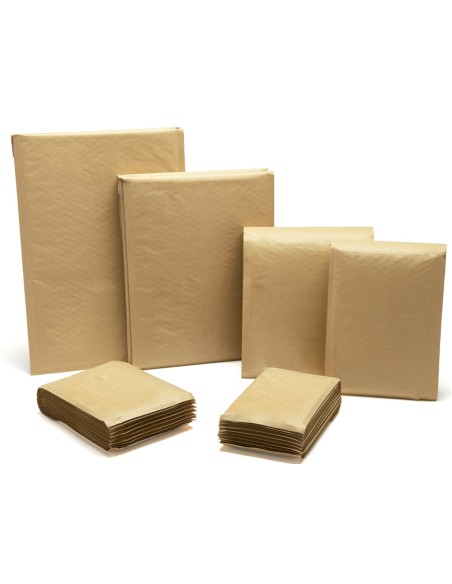 Sobre burbujas crema q-connect j/6 300 x 440 mm caja de 50 un