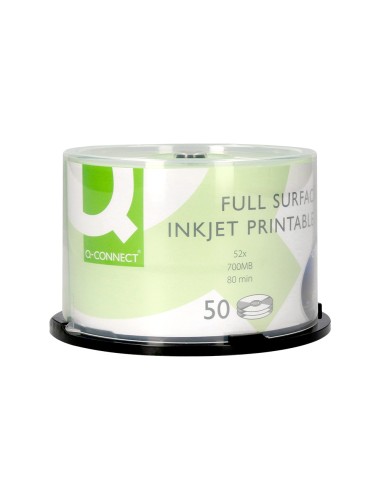 Cd-r q-connect con superficie 100% imprimible...