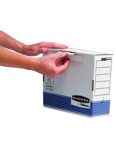 Caja archivo definitivo fellowes a4 carton...