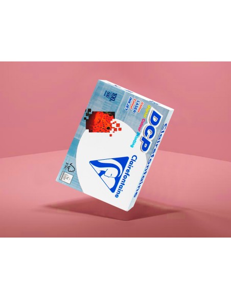 Papel fotocopiadora clairefontaine din a4 100 gramos paquete de 500 hojas