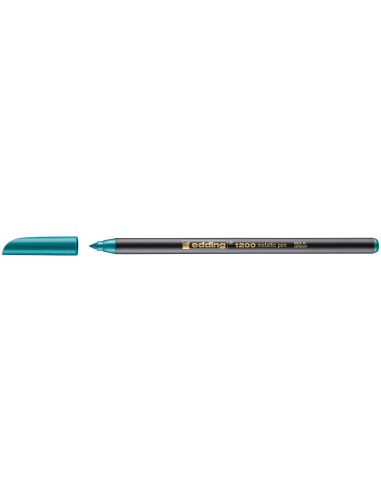 Rotulador edding punta fibra 1200 verde...