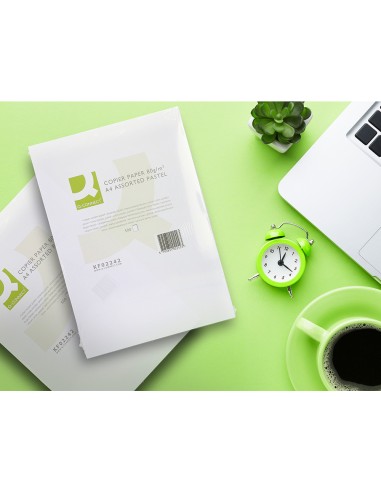 Papel color q-connect din a4 80 gr 5 colores...