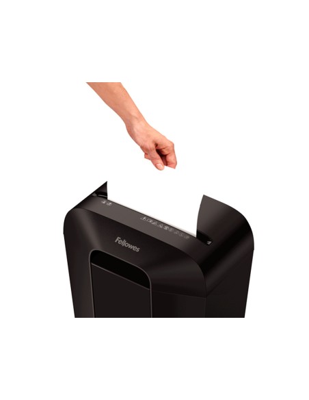 Destructora de documentos fellowes lx-41 capacidad 8h seguridad p4 destruye grapas clips y tarjeta papelera 17 l