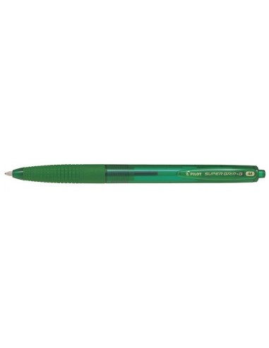 Boligrafo pilot super grip g verde retractil...