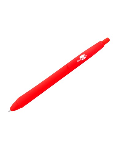 Boligrafo liderpapel gummy touch retractil 1 mm...