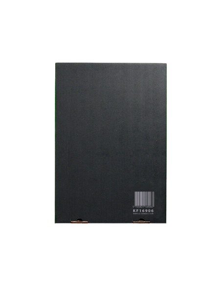 Funda multitaladro q-connect din a4 100 mc cristal bolsa de 10 unidades