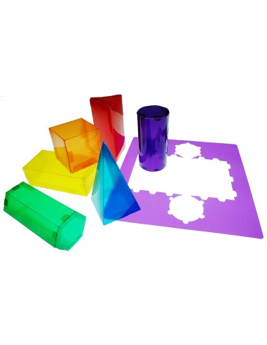 Juego plantillas 3d henbea plastico flexible...