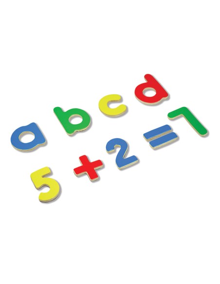 Juego andreutoys letras y numeros magneticos 75 piezas 20,6x19x4,5 cm