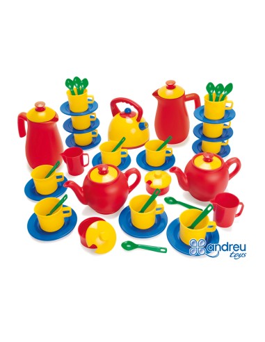 Juego dantoy cafe/te 12 servicios 53 piezas...