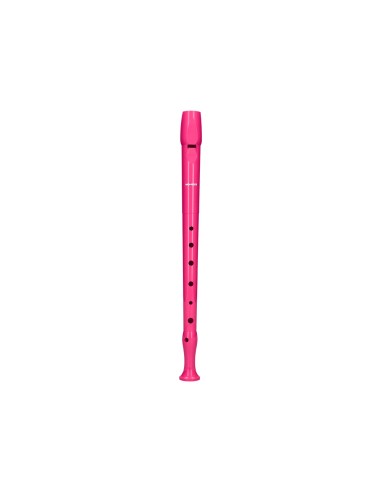 Flauta hohner 9508 color rosa funda verde y...