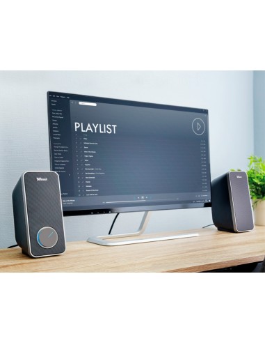 Altavoces trust arys 2.0 potencia maxima 28w...