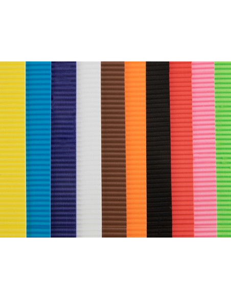 Goma eva ondulada liderpapel 50x70cm 2,2mm de espesor rosa