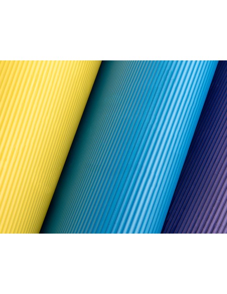 Goma eva ondulada liderpapel 50x70cm 2,2mm de espesor negro
