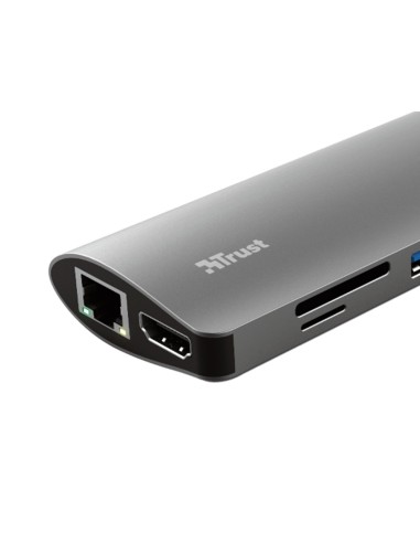 Adaptador trust dalyx 7 en 1 multipuerto usb-c...