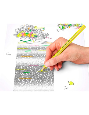 Lapices fluorescente staedtler textsurfer dry...