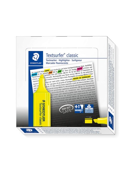 Rotulador staedtler textsurfer classic 364 fluorescente amarillo