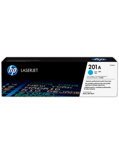 Toner hp color laserjet pro mfp m277 / m274 / m252 cian 1400 paginas