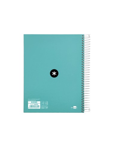 Cuaderno espiral a5 micro antartik tapa...