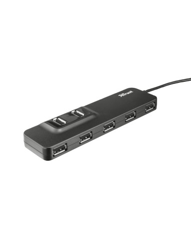 Hub usb 2.0 trust oila 7 puertos incluye...