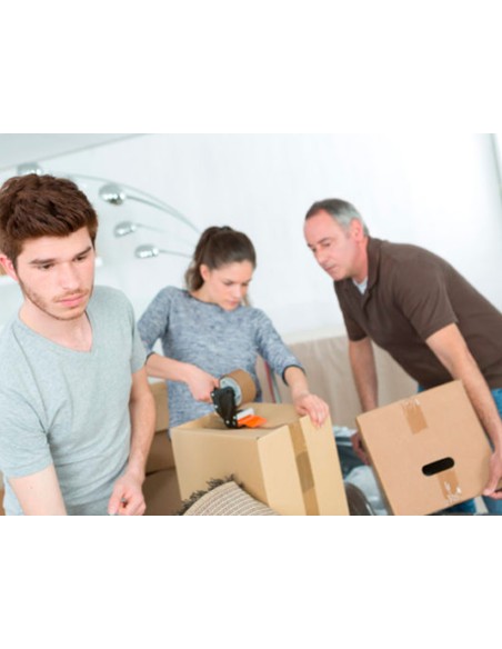 Cinta adhesiva q-connect polipropileno havana 66 m x 75 mm para embalaje