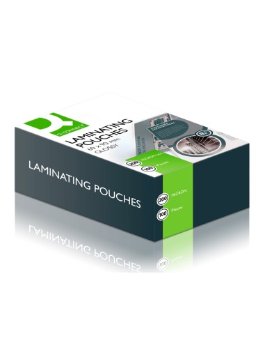 Bolsa de plastificar q-connect 90 x 60 mm 200...