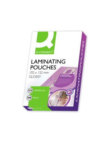 Bolsa de plastificar q-connect 102 x 152 mm 125...