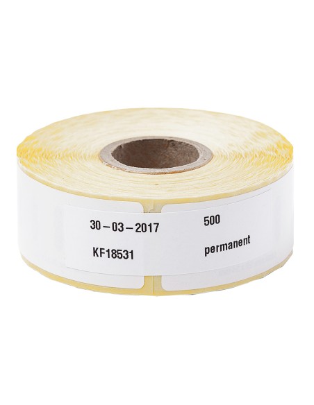 Etiqueta adhesiva permanente q-connect kf18531 compatible dymo 11352 tamaño 54x25 mm caja con 500 etiquetas