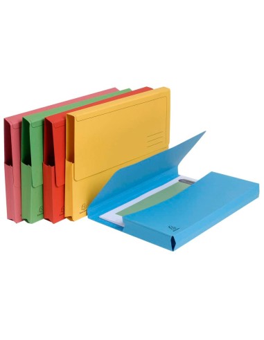 Subcarpeta cartulina con bolsa exacompta din a4...