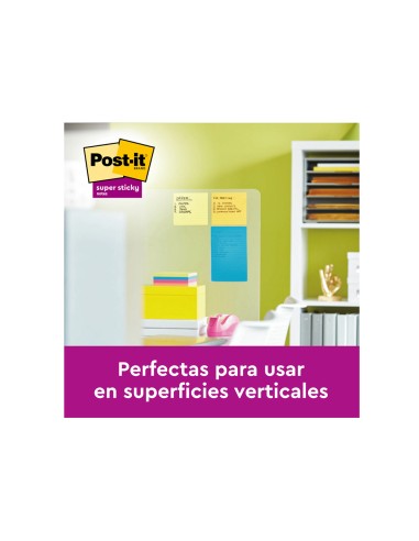 Bloc de notas adhesivas quita y pon post-it...