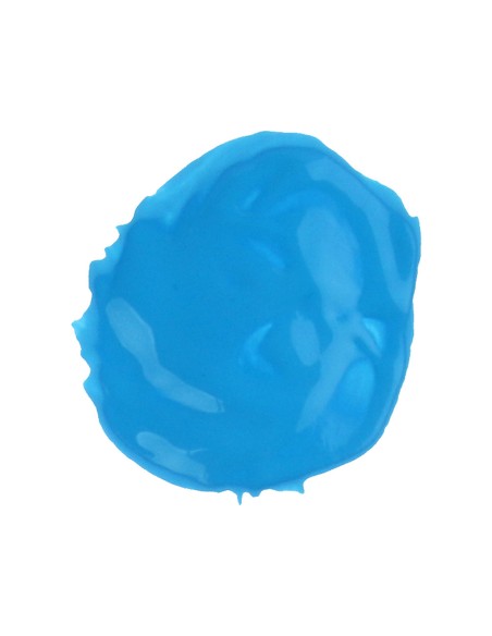 Tempera escolar liderpapel 40 ml azul cian