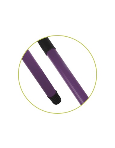 Escoba vinilo niza 30 cm con mango metalico