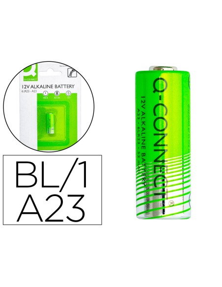 Pila q-connect alcalina ag23 6lr23 12v blister de 1 unidad