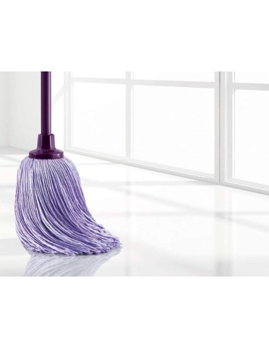 Fregona mery microfibra hilos lila