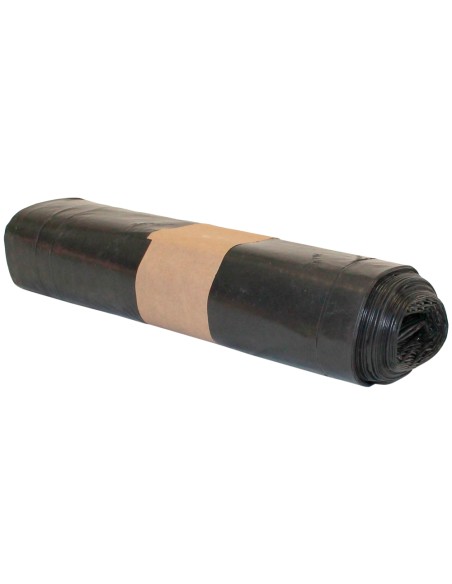 Bolsa basura industrial biznaga negra 85x105cm galga 120 rollo de 10 unidades