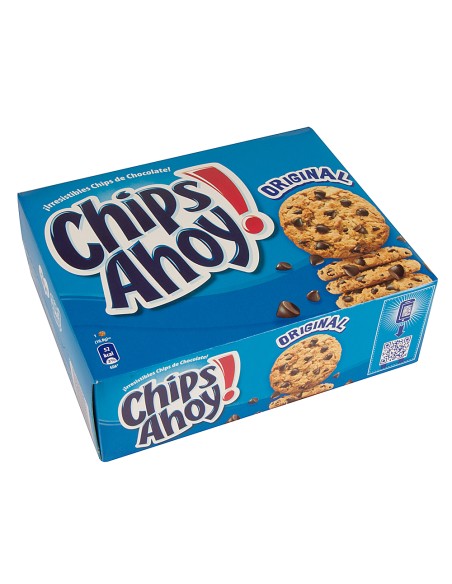 Galleta chips ahoy paquete de 128 g caja de 2 unidades