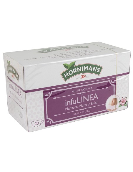 Te hornimans infulinea manzana malva y sauco caja de 20 bolsas