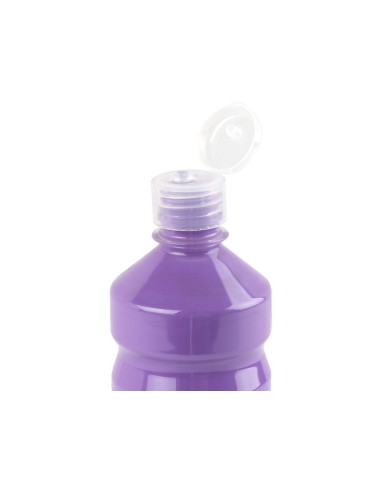 Tempera liquida liderpapel escolar 500 ml lila
