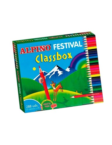 Lapices de colores alpino festival classbox...
