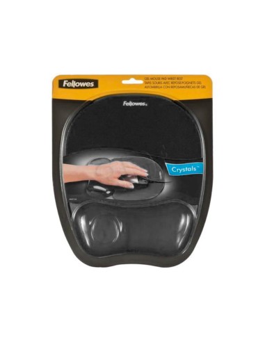 Alfombrilla para raton fellowes negra con...
