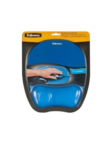 Alfombrilla para raton fellowes azul con...