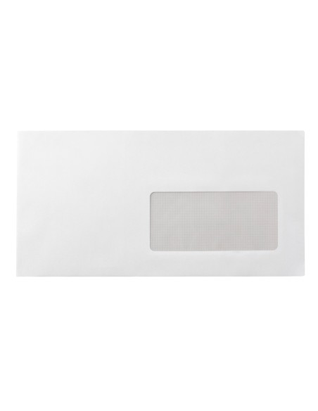 Sobre liderpapel n 3 blanco din americano ventana derecha 110x220 mm tira de silicona paquete de 25 unidades
