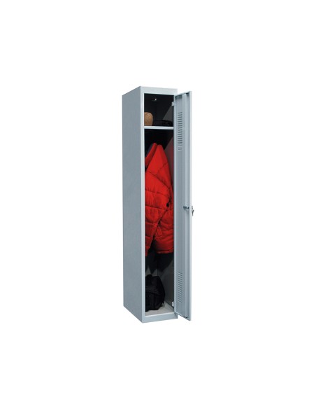 Taquilla metalica ar storage 50x180x30 cm 1 puerta con llave color gris inicial