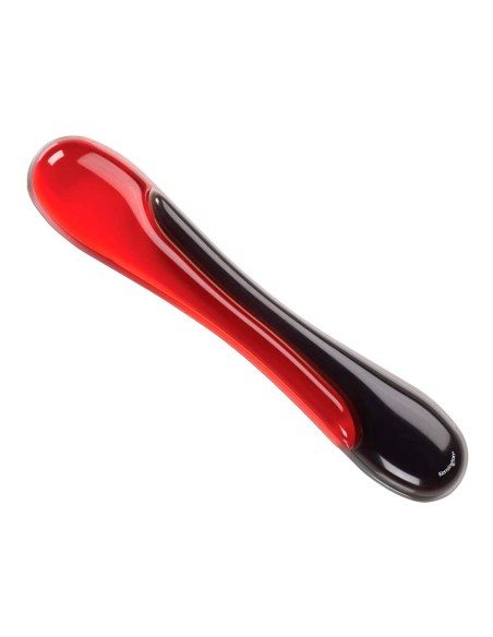 Reposamuñecas kensington duo gel teclado color negro/rojo 240x182x25 mm