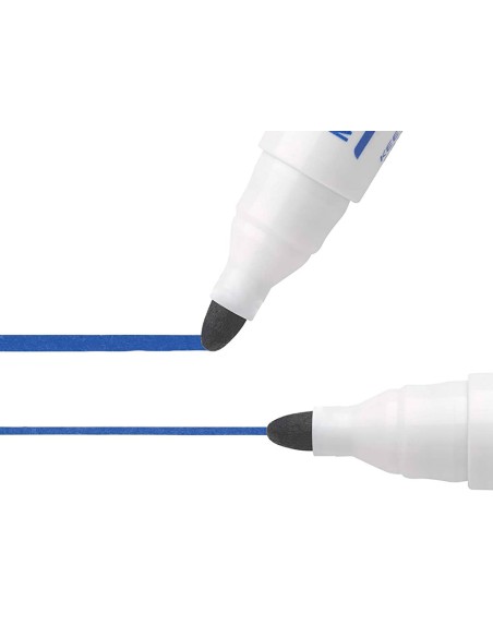 Rotulador bic velleda para pizarra azul punta redonda 1,3 mm