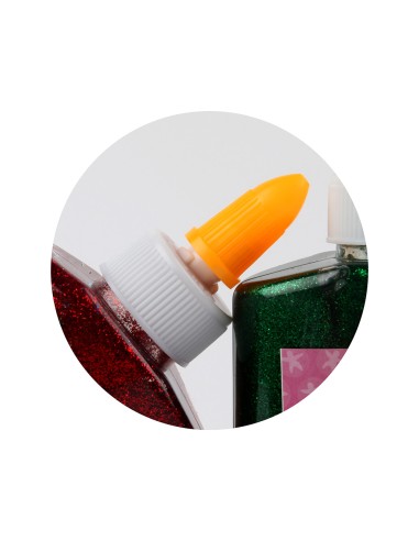 Purpurina pegamento liderpapel fantasia colores...