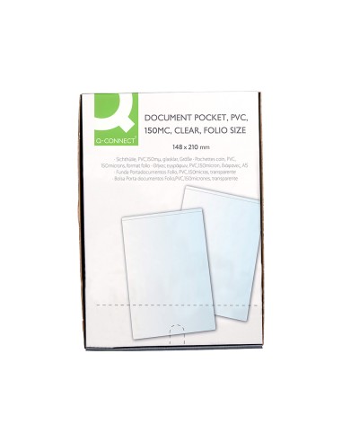 Funda portadocumento q-connect din a5 150...