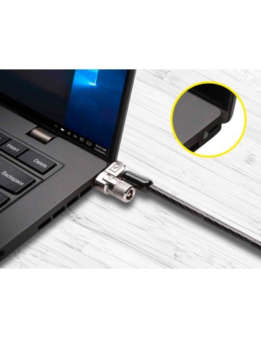Candado kensington con llave microsaver 2.0...